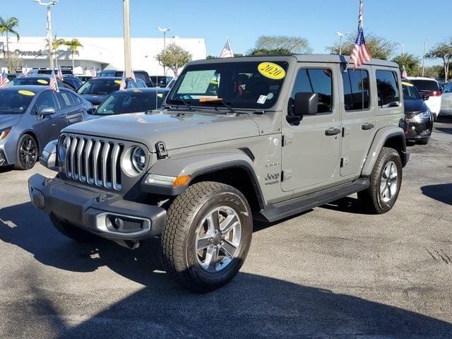 used 2020 Jeep Wrangler Unlimited car, priced at $31,995