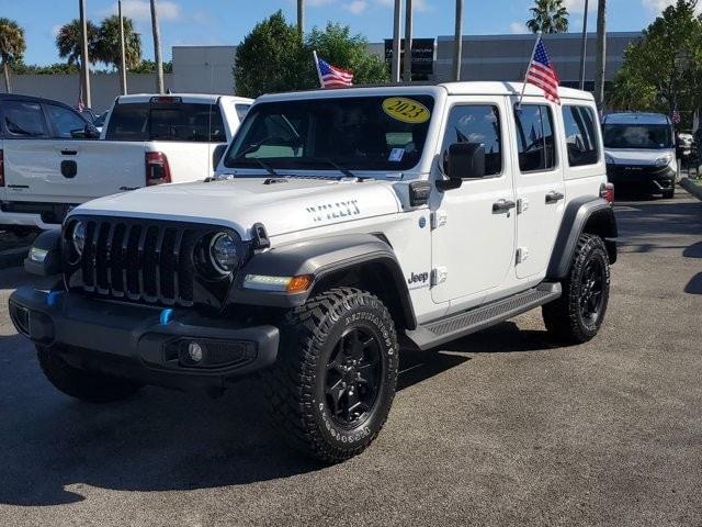 used 2023 Jeep Wrangler 4xe car, priced at $36,900