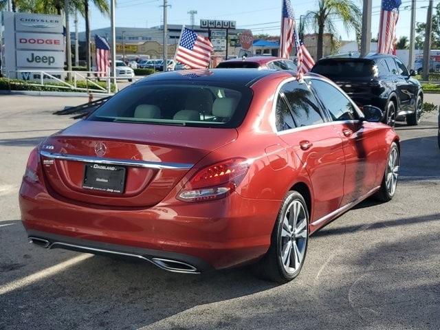 used 2018 Mercedes-Benz C-Class car, priced at $19,995