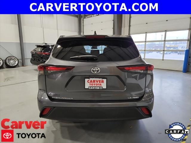 used 2024 Toyota Highlander car, priced at $38,190