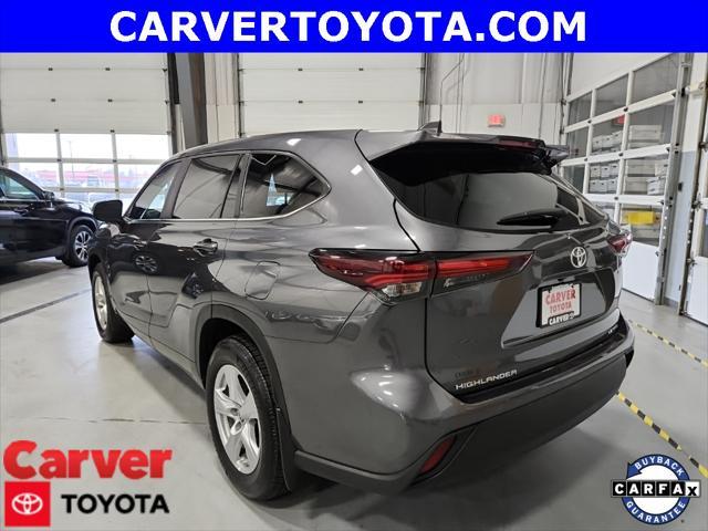 used 2024 Toyota Highlander car, priced at $38,190