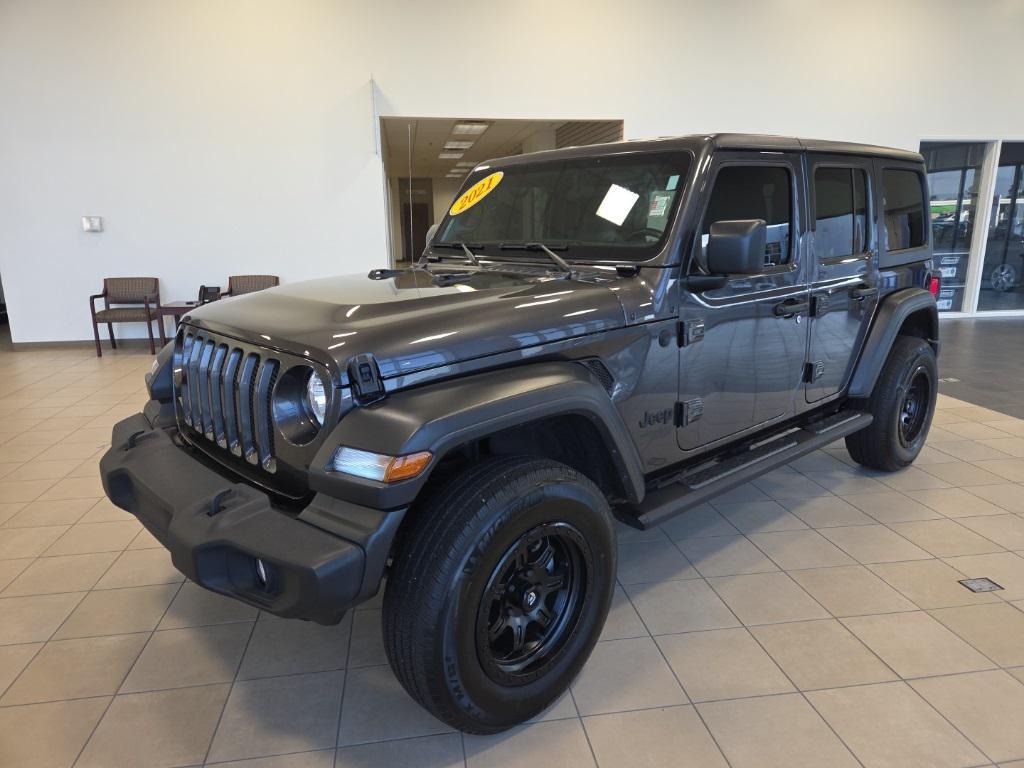 used 2021 Jeep Wrangler Unlimited car, priced at $30,581