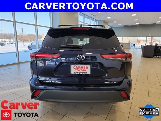 used 2021 Toyota Highlander car, priced at $35,299