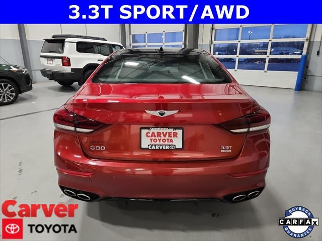 used 2019 Genesis G80 car, priced at $25,202