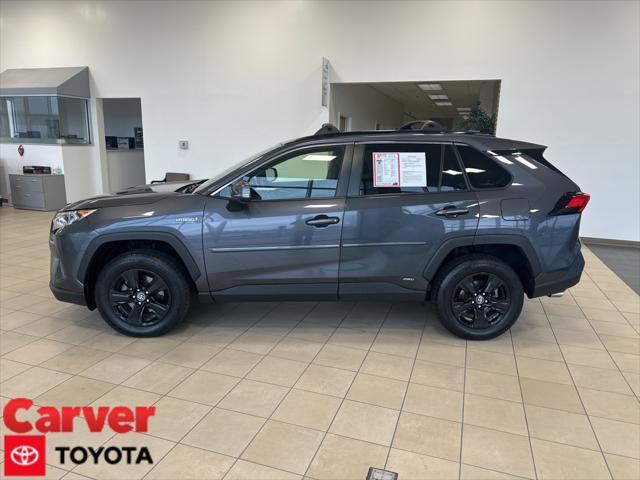 used 2021 Toyota RAV4 Hybrid car, priced at $27,839