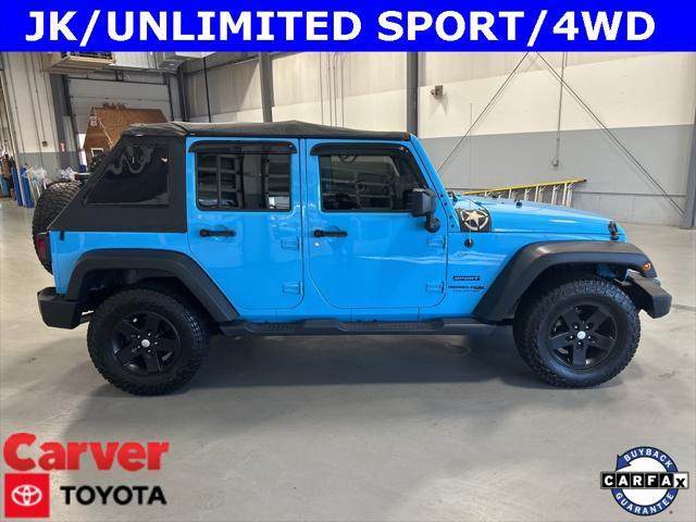 used 2018 Jeep Wrangler JK Unlimited car, priced at $20,623