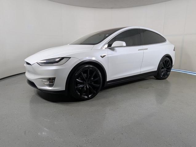 used 2018 Tesla Model X car, priced at $27,995