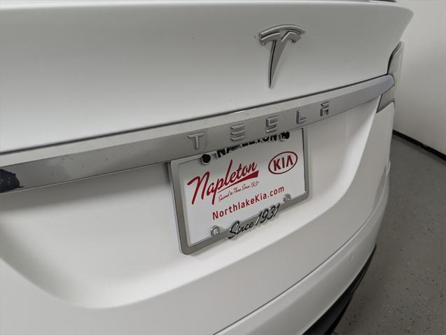 used 2018 Tesla Model X car, priced at $27,995