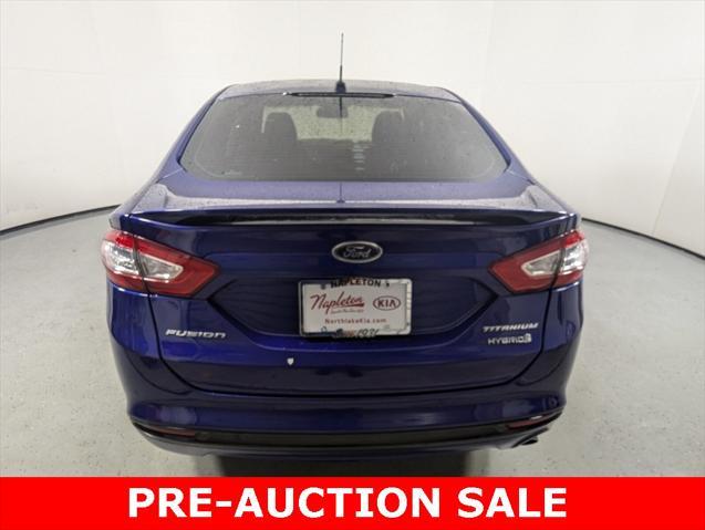 used 2016 Ford Fusion Hybrid car, priced at $7,891