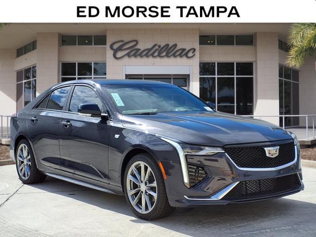new 2025 Cadillac CT4 car, priced at $45,815