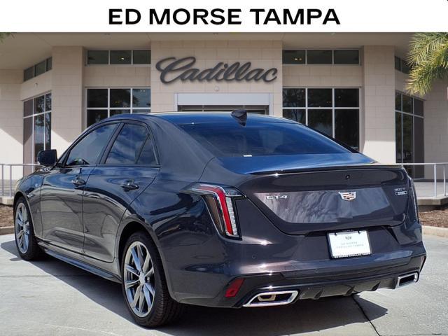 new 2025 Cadillac CT4 car, priced at $45,815