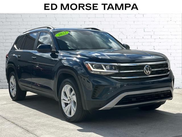 used 2021 Volkswagen Atlas car, priced at $24,693