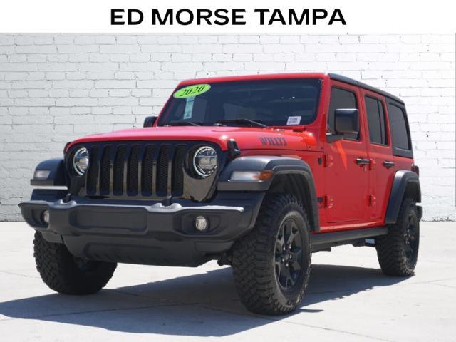 used 2020 Jeep Wrangler Unlimited car, priced at $28,444