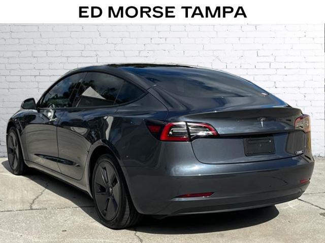 used 2023 Tesla Model 3 car, priced at $28,122