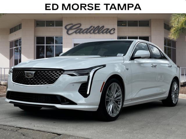 new 2025 Cadillac CT4 car, priced at $42,490