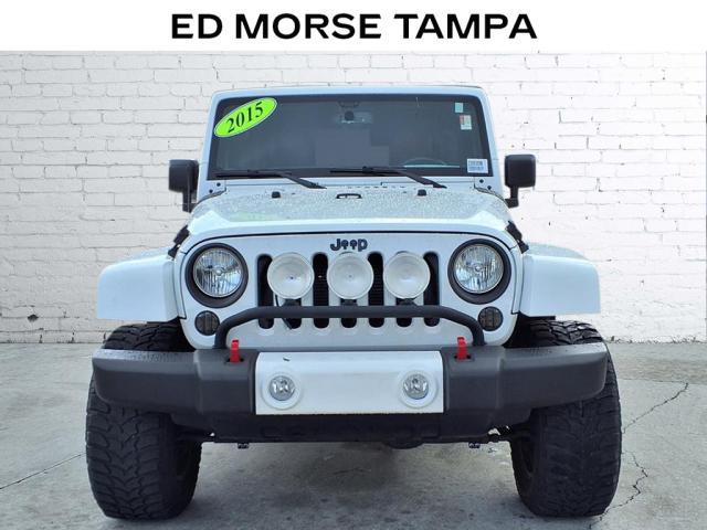used 2015 Jeep Wrangler Unlimited car, priced at $14,893