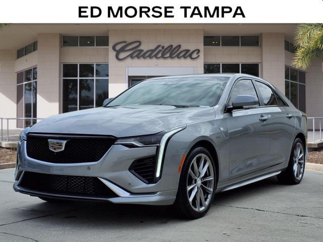 new 2025 Cadillac CT4 car, priced at $45,815