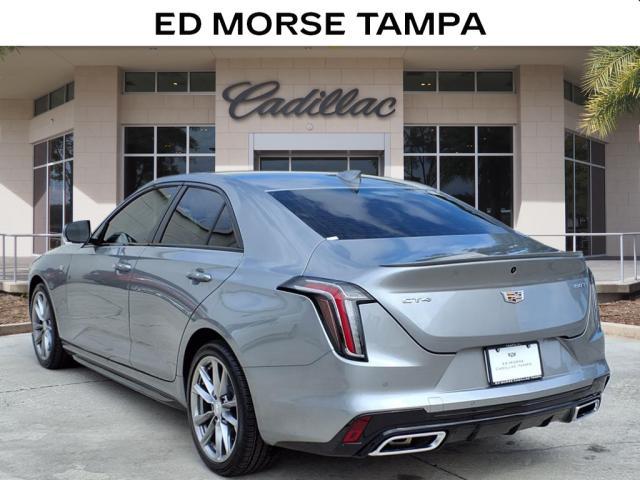 new 2025 Cadillac CT4 car, priced at $45,815