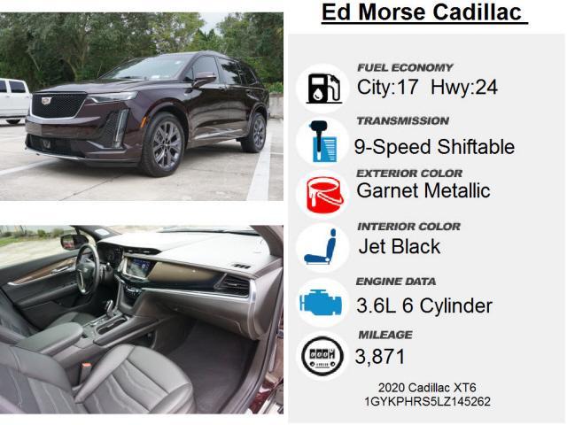used 2020 Cadillac XT6 car, priced at $29,260