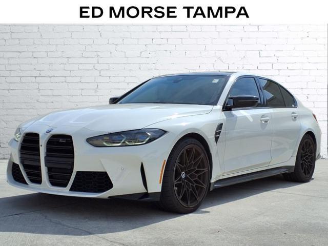 used 2023 BMW M3 car, priced at $83,360
