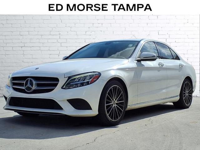 used 2021 Mercedes-Benz C-Class car, priced at $23,956