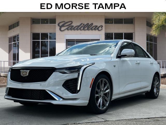 new 2025 Cadillac CT4 car, priced at $45,190