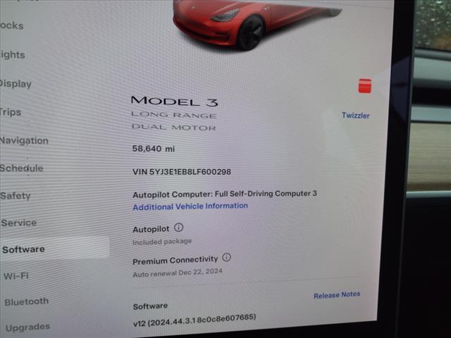 used 2020 Tesla Model 3 car, priced at $24,222