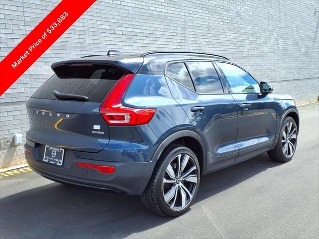 used 2022 Volvo XC40 Recharge Pure Electric car, priced at $32,994