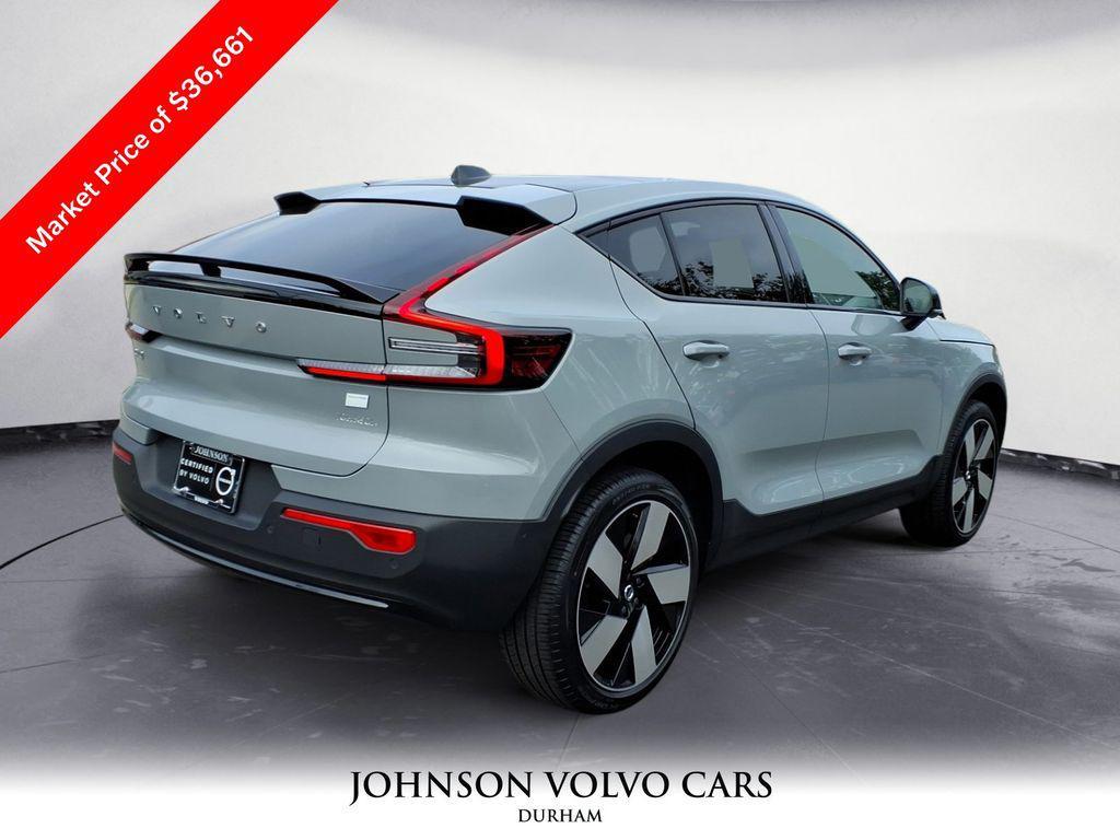 used 2024 Volvo C40 Recharge Pure Electric car, priced at $36,661