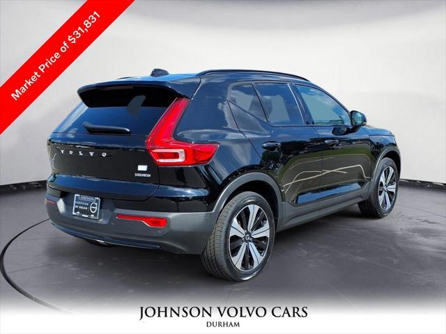 used 2023 Volvo XC40 Recharge Pure Electric car, priced at $31,221