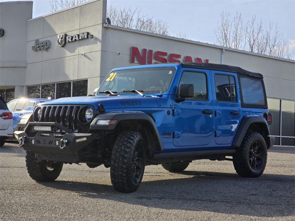 used 2021 Jeep Wrangler Unlimited car, priced at $26,980