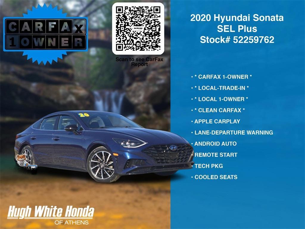 used 2020 Hyundai Sonata car, priced at $17,986