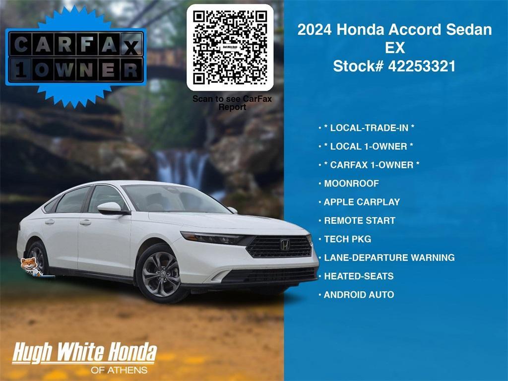 used 2024 Honda Accord car, priced at $24,919