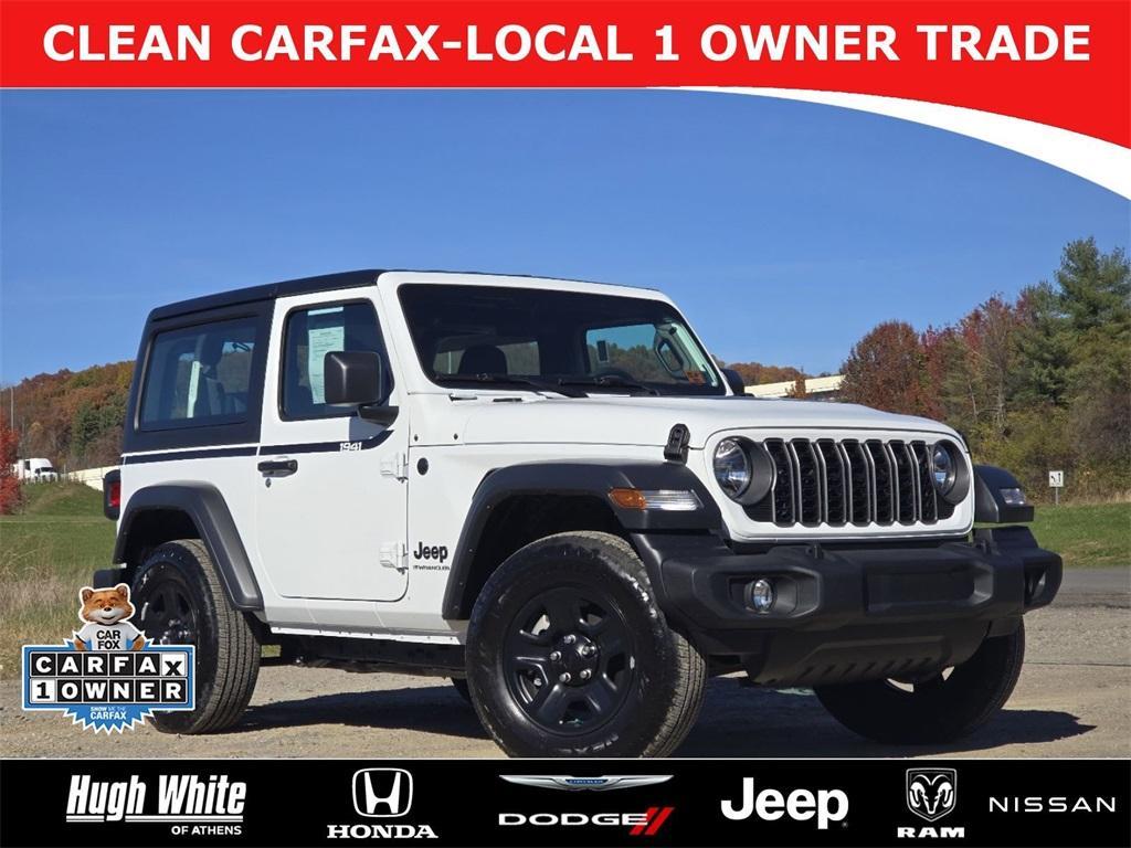 used 2025 Jeep Wrangler car, priced at $33,899
