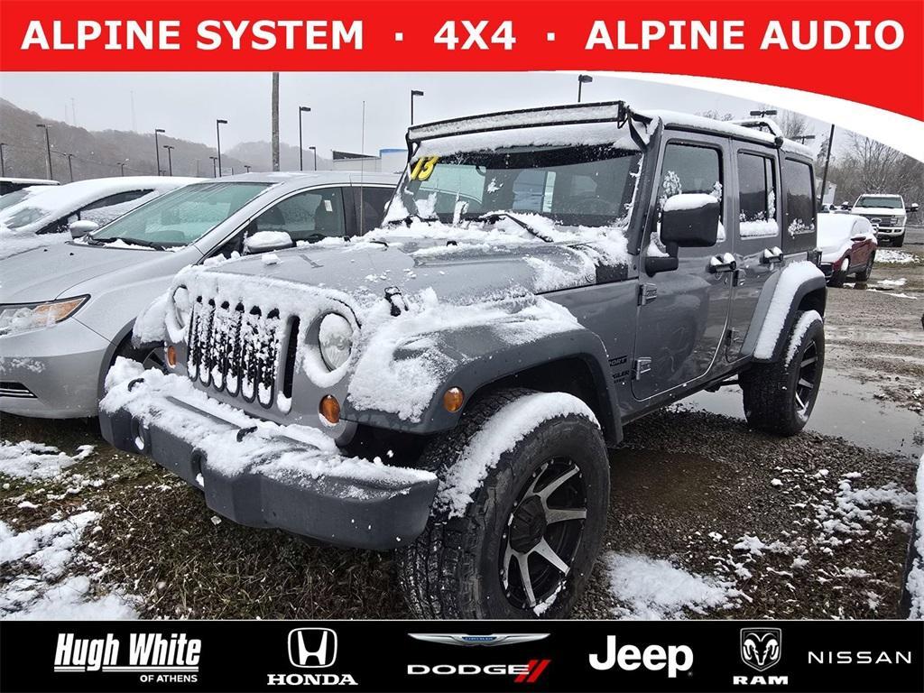 used 2013 Jeep Wrangler Unlimited car, priced at $13,929