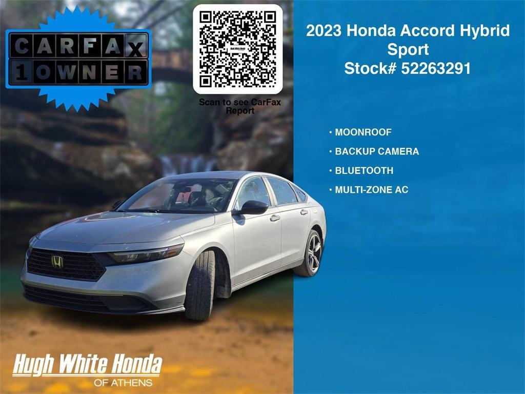 used 2023 Honda Accord Hybrid car, priced at $24,564