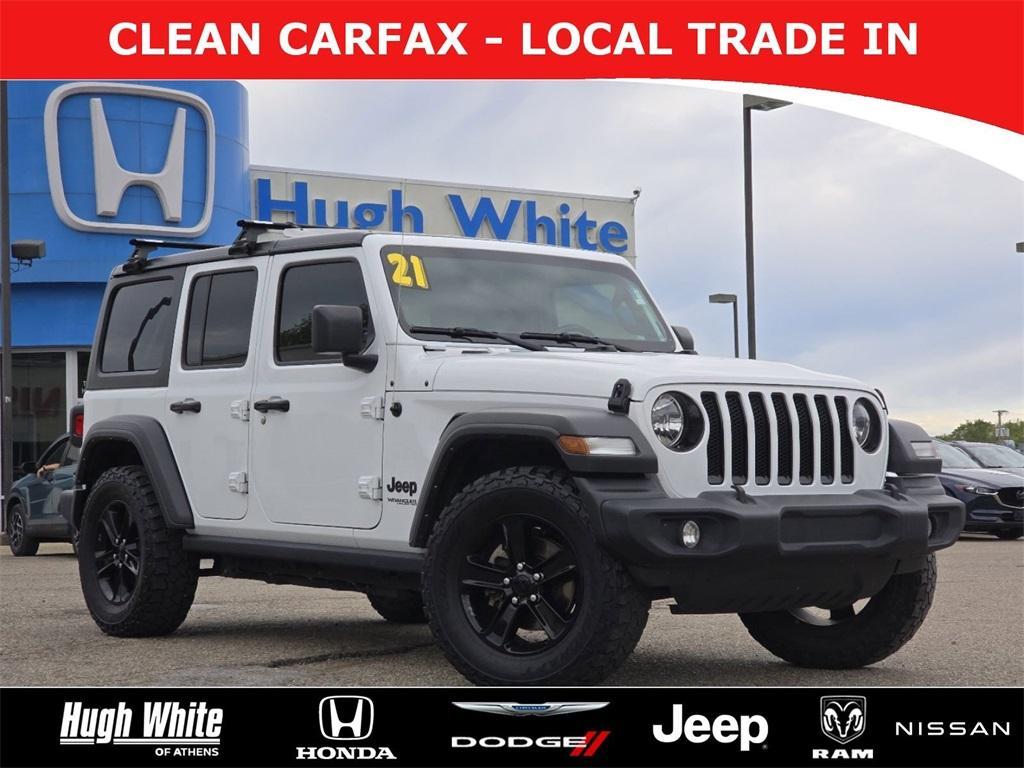 used 2021 Jeep Wrangler Unlimited car, priced at $23,980