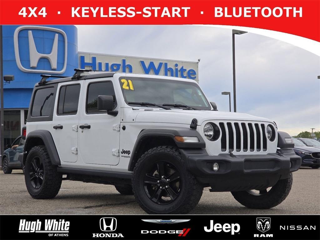 used 2021 Jeep Wrangler Unlimited car, priced at $24,980