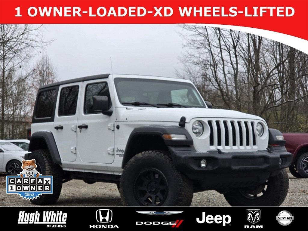 used 2018 Jeep Wrangler Unlimited car, priced at $19,893