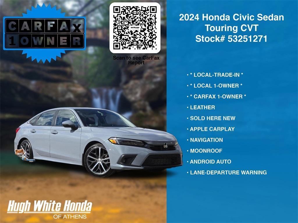 used 2024 Honda Civic car, priced at $26,980
