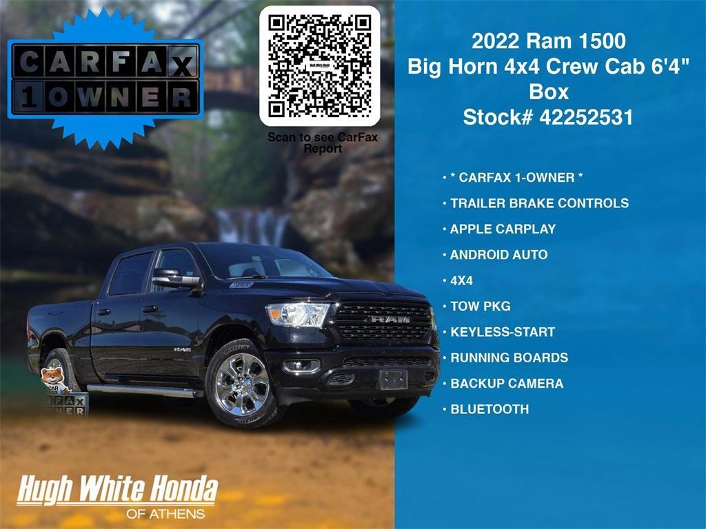 used 2022 Ram 1500 car, priced at $30,980