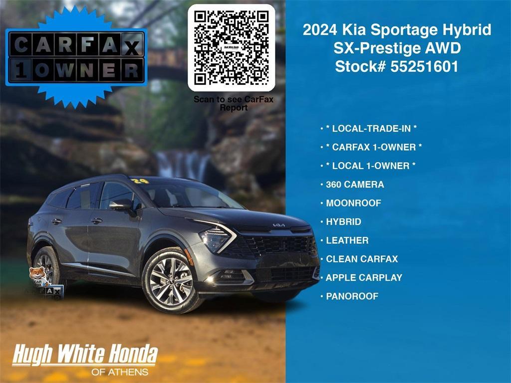 used 2024 Kia Sportage Hybrid car, priced at $30,980