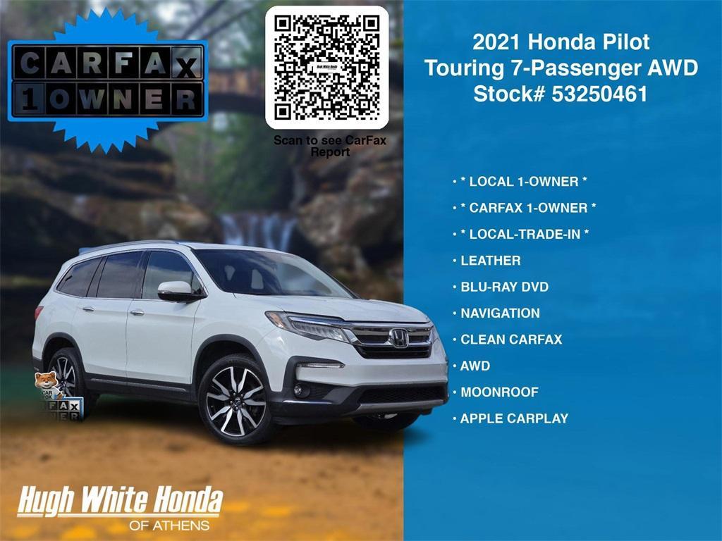used 2021 Honda Pilot car, priced at $24,982