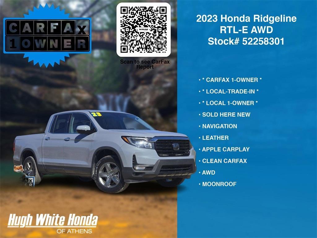 used 2023 Honda Ridgeline car, priced at $33,528