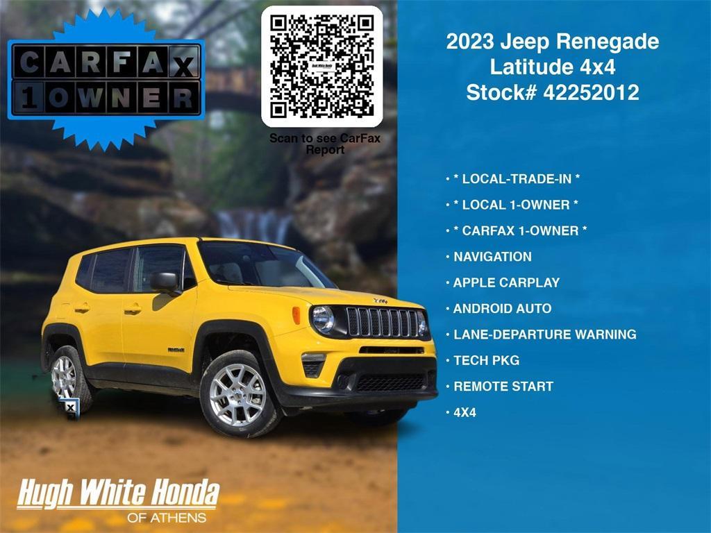 used 2023 Jeep Renegade car, priced at $17,742
