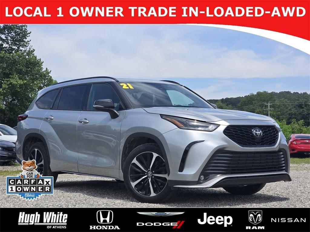 used 2021 Toyota Highlander car, priced at $26,980