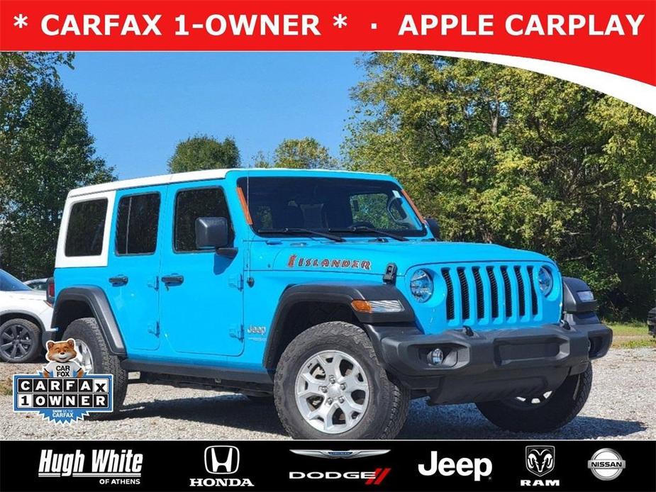 used 2021 Jeep Wrangler Unlimited car, priced at $29,624