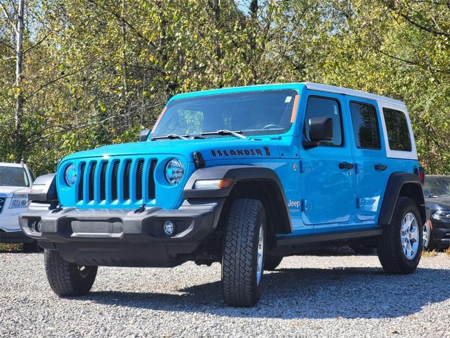 used 2021 Jeep Wrangler Unlimited car, priced at $29,624