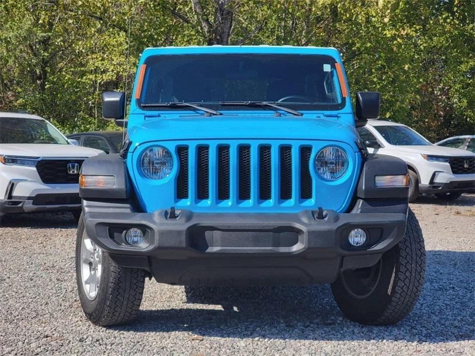 used 2021 Jeep Wrangler Unlimited car, priced at $29,624