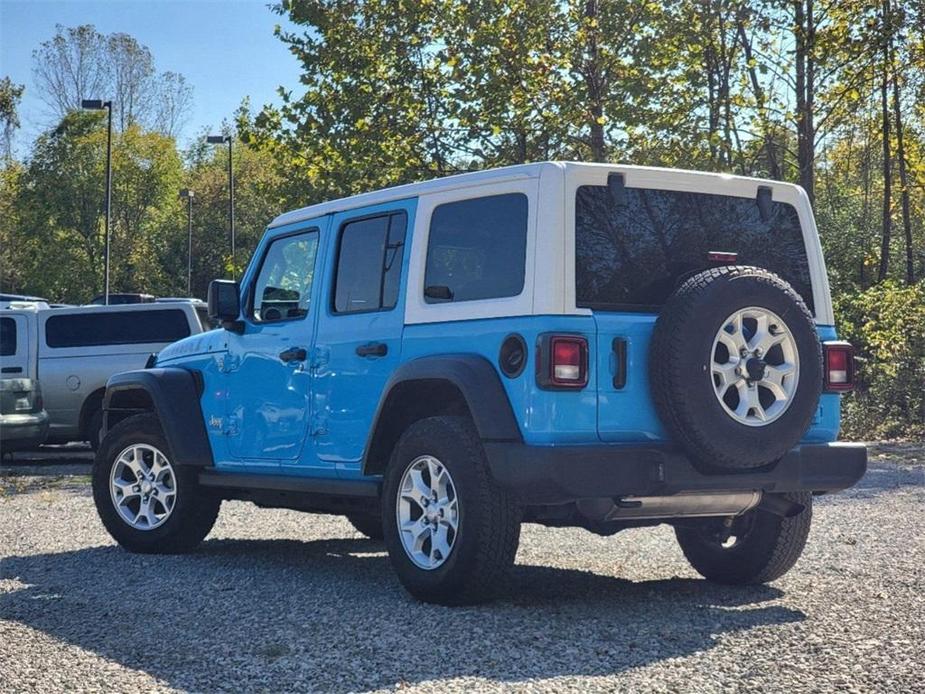 used 2021 Jeep Wrangler Unlimited car, priced at $29,624